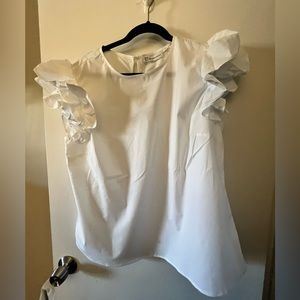 New York and Company ruffle sleeve top.